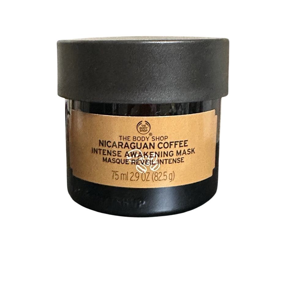 THE BODY SHOP Nicaraguan Coffee Intense Awakening Mask 2.9 oz Vegan FULL SIZE